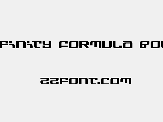 Infinity Formula Bold