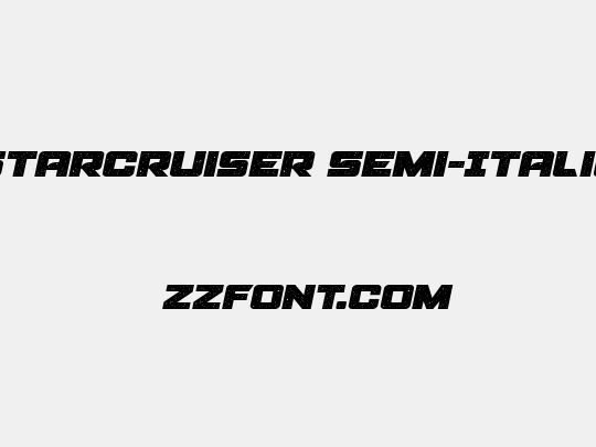 Starcruiser Semi-Italic