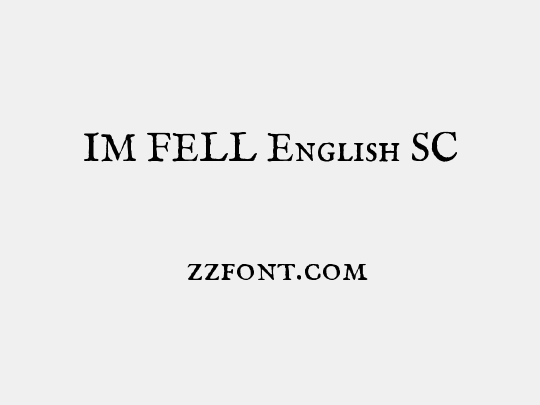 IM FELL English SC