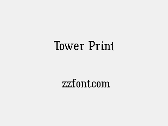 Tower Print