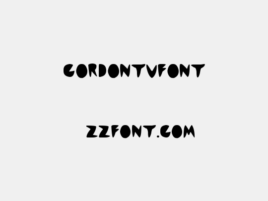 cordontvfont