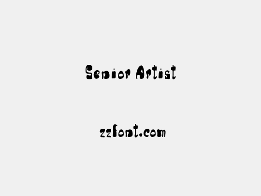 Senior Artist