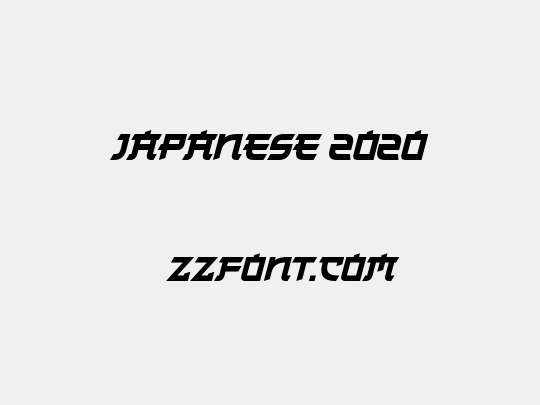 Japanese 2020