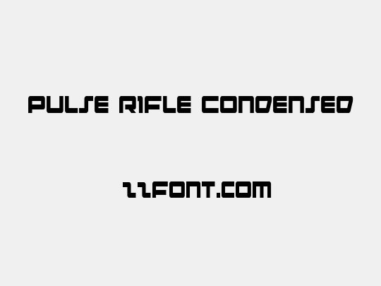 Pulse Rifle Condensed