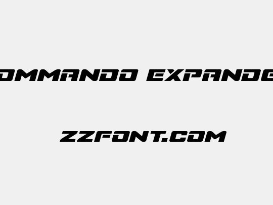 Super Commando Expanded Italic