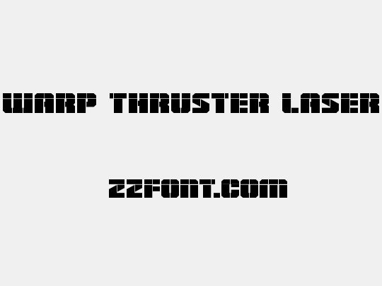Warp Thruster Laser