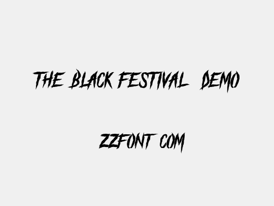 The Black Festival  DEMO