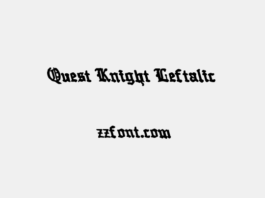 Quest Knight Leftalic
