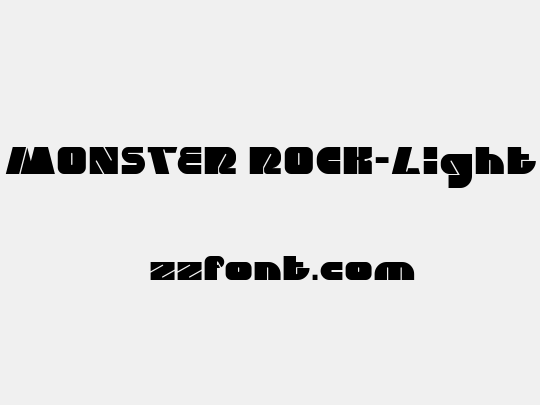 MONSTER ROCK-Light