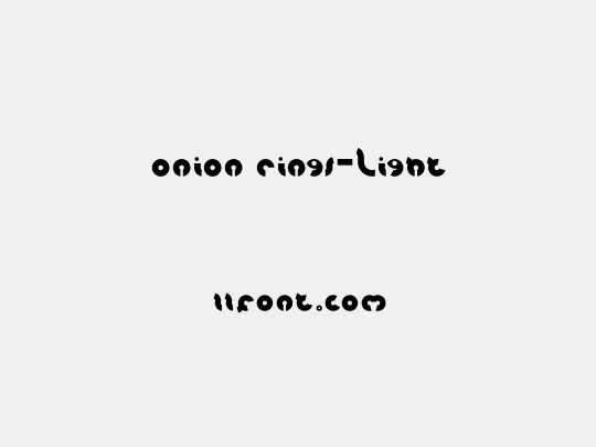 onion rings-Light