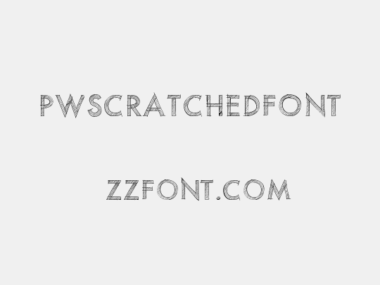PWScratchedfont