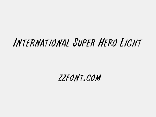 International Super Hero Light