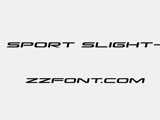 Grand Sport Slight-Italic