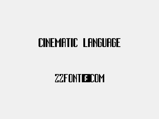 Cinematic Language
