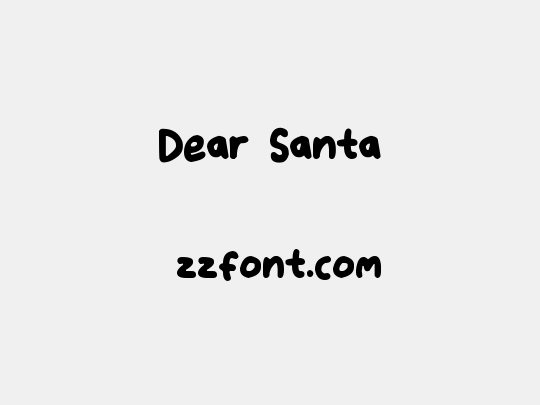 Dear Santa