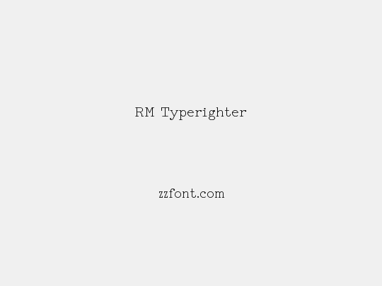 RM Typerighter