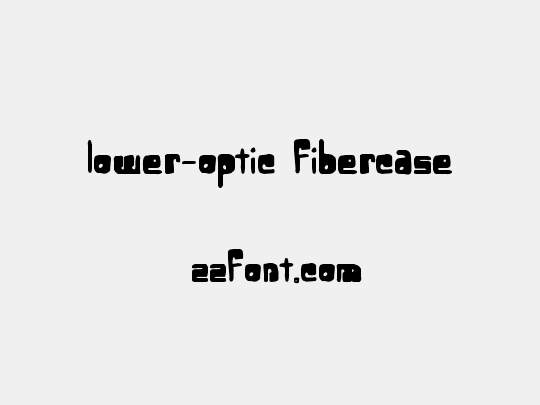 Lower-optic Fibercase