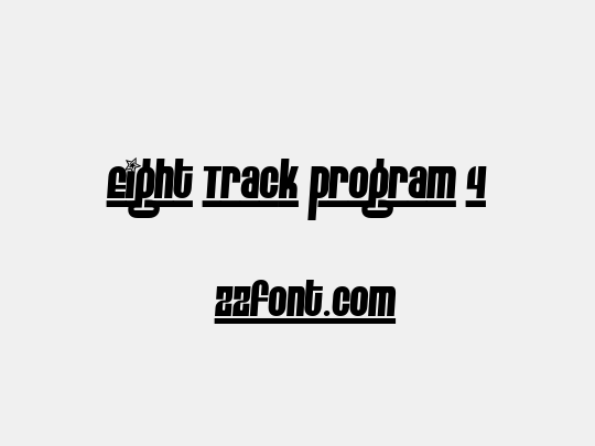 Eight Track program 4