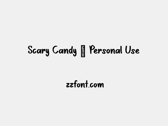 Scary Candy - Personal Use