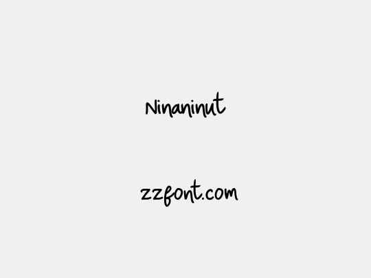 Ninaninut