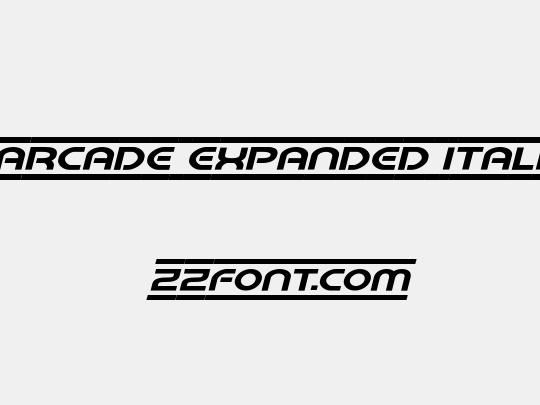 Barcade Expanded Italic