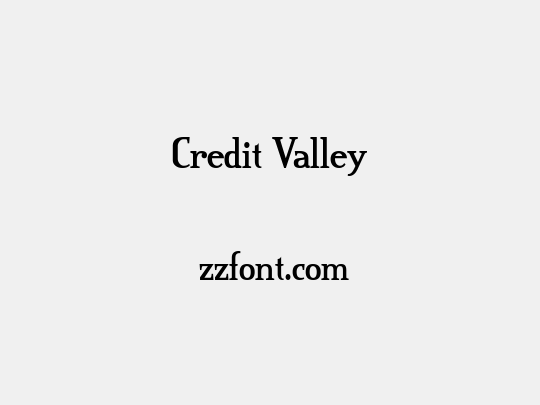 Credit Valley