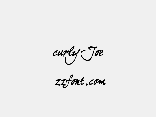 curlyJoe