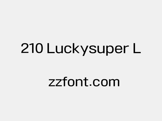 210 Luckysuper L