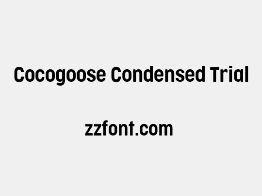 Cocogoose Condensed Trial