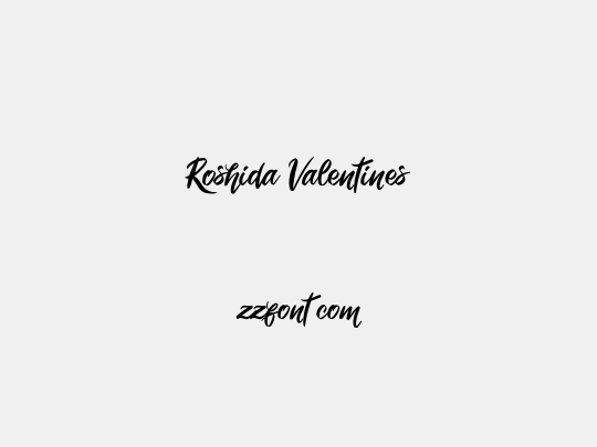 Roshida Valentines