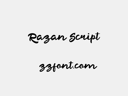 Razan Script