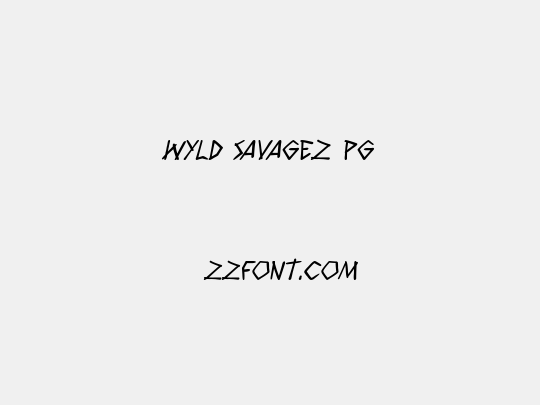 Wyld Savagez PG