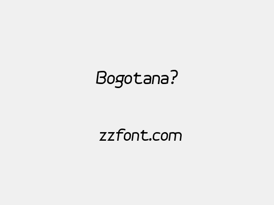 Bogotana?