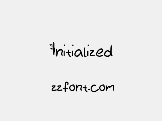 Initialized