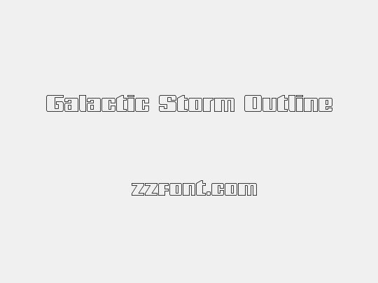 Galactic Storm Outline