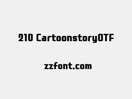 210 CartoonstoryOTF