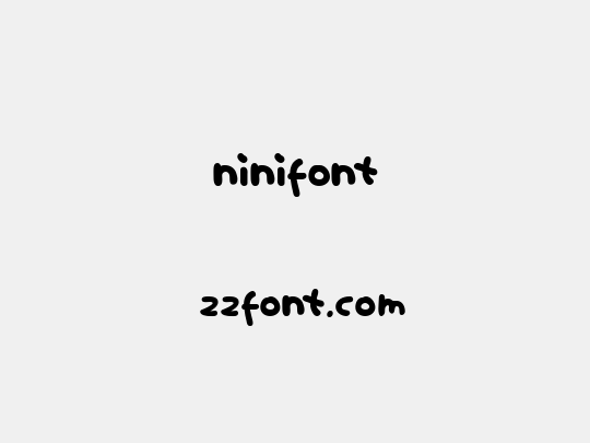 ninifont