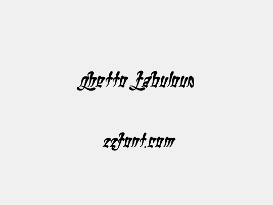 Ghetto Fabulous