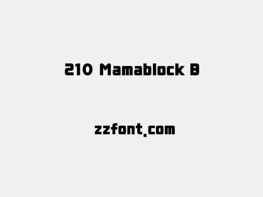 210 Mamablock B
