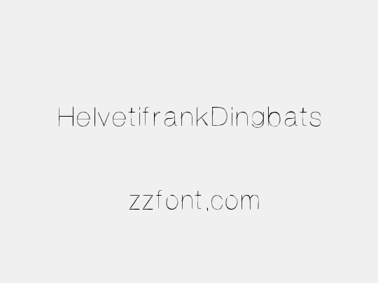 HelvetifrankDingbats