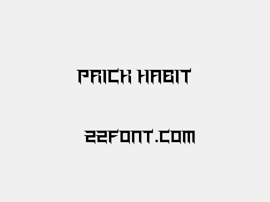 Prick Habit
