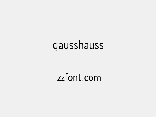 gausshauss