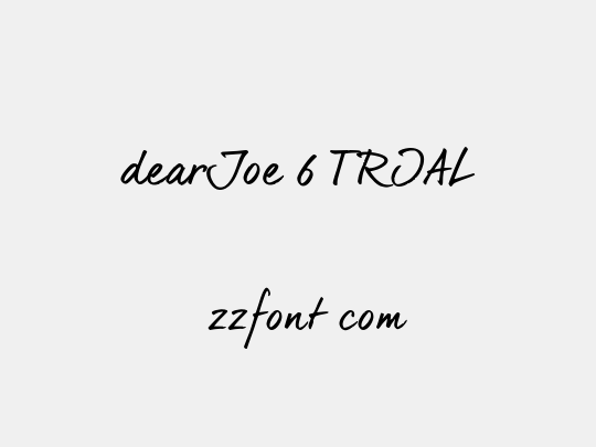 dearJoe 6 TRIAL