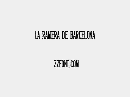 La Ramera de Barcelona