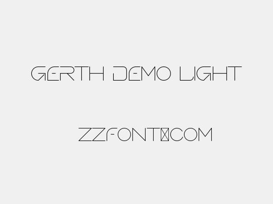 Gerth Demo Light