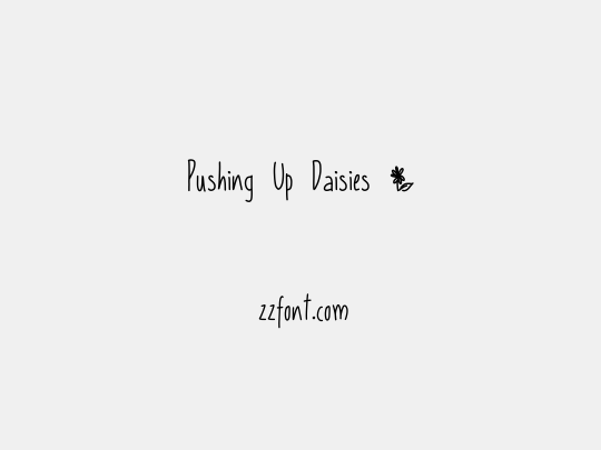 Pushing Up Daisies *