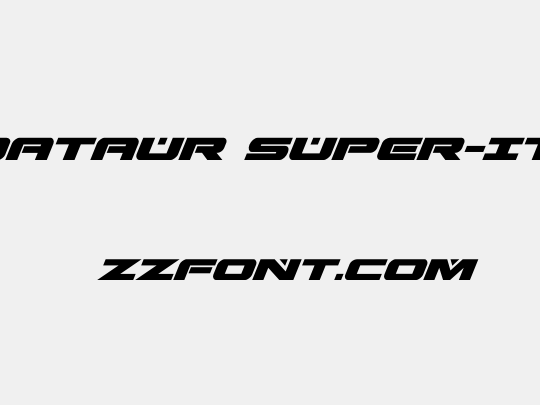 Predataur Super-Italic