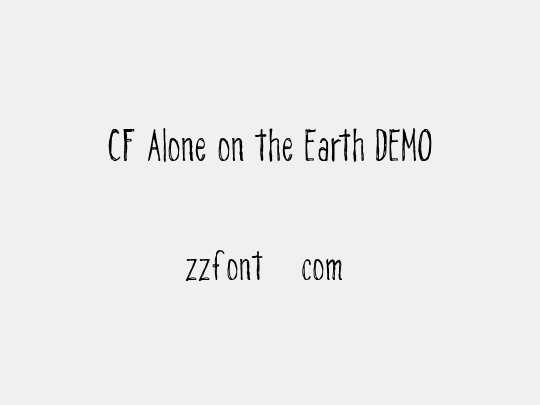 CF Alone on the Earth DEMO