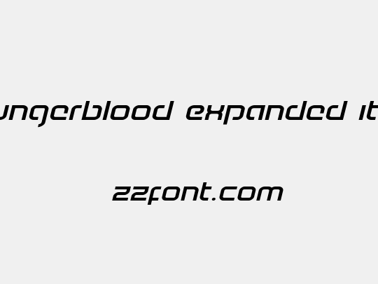Youngerblood Expanded Italic
