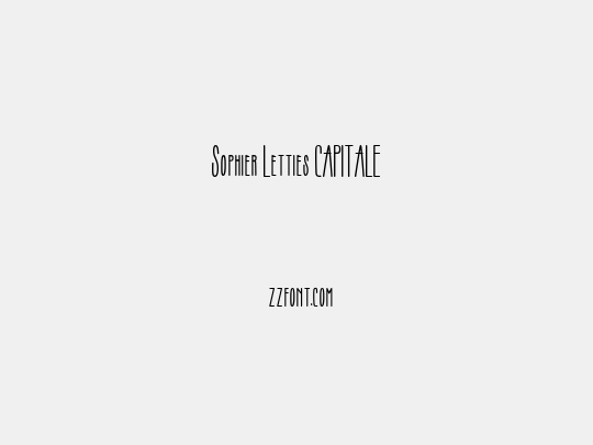 Sophier Letties CAPITALE